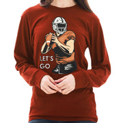 Let's Go Graphic Design Unisex Ring Spun Cotton Premium Long Sleeve T-shirt