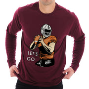 Let's Go Graphic Design Unisex Ring Spun Cotton Premium Long Sleeve T-shirt