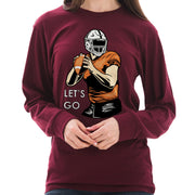 Let's Go Graphic Design Unisex Ring Spun Cotton Premium Long Sleeve T-shirt