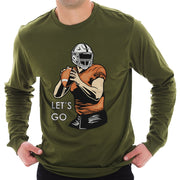 Let's Go Graphic Design Unisex Ring Spun Cotton Premium Long Sleeve T-shirt