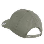 United States Marines Semper Fi Emblem Embroidered Solid Cotton Twill Pro Style Cap - Grey OSFM