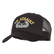 Air Assualt Embroidered Solid Cotton Mesh Pro Cap