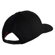 United States Marines Semper Fi Emblem Embroidered Solid Cotton Twill Pro Style Cap - Black OSFM