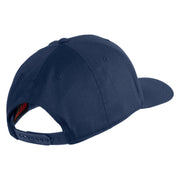 United States Marines Semper Fi Emblem Embroidered Solid Cotton Twill Pro Style Cap - Navy OSFM