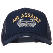 Air Assualt Embroidered Solid Cotton Mesh Pro Cap