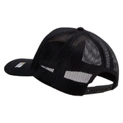 U.S. Army Veteran Military Embroidered Solid Cotton Twill Mesh Prostyle Cap