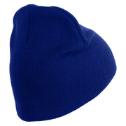 Licensed 18th Airborne Corps Embroidered 8 Inch Knitted Short Beanie - Royal OSFM