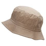 Camping Tent Scene Embroidered Bucket Hat