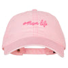 Mom Life Embroidered Washed Cotton Twill Cap