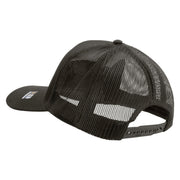 U.S. Army Veteran Military Embroidered Solid Cotton Twill Mesh Prostyle Cap