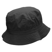 Camping Tent Scene Embroidered Bucket Hat