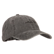 Mom Life Embroidered Washed Cotton Twill Cap