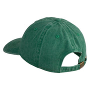 Luigi Patched Unstructured Pigment Dyed Cotton Cap - Kelly-Green OSFM