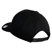 Ooh Rah Embroidered Solid Cotton Twill Pro Style Cap - Black OSFM