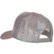 USN Veteran Embroidered Solid Cotton Mesh Pro Cap