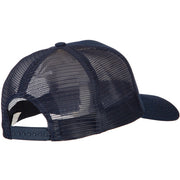 USN Veteran Embroidered Solid Cotton Mesh Pro Cap