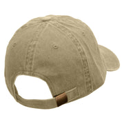 RV Camper Embroidered Washed Cotton Brass Buckle Cap