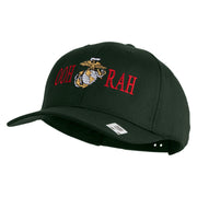 Ooh Rah Embroidered Solid Cotton Twill Pro Style Cap - Dk-Green OSFM