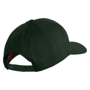 Ooh Rah Embroidered Solid Cotton Twill Pro Style Cap - Dk-Green OSFM