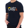 Labor Day Graphic Design unisex Ring Combed Cotton Short Sleeve Deluxe Jersey T-Shirt