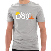 Labor Day Graphic Design unisex Ring Combed Cotton Short Sleeve Deluxe Jersey T-Shirt