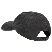 Seahorse Embroidered Washed Cotton Cap