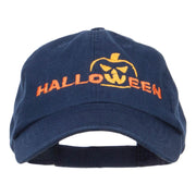 Halloween Pumpkin Embroidered Pet Spun Cap