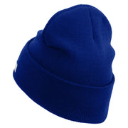 Licensed 18th Airborne Corps Embroidered 12 Inch Long Knitted Beanie - Royal OSFM