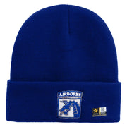 Licensed 18th Airborne Corps Embroidered 12 Inch Long Knitted Beanie - Royal OSFM