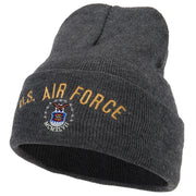 US Air Force Logo Military Embroidered Long Beanie