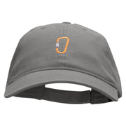 Carabiner Embroidered Deluxe Washed Twill Cap