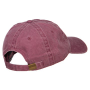 Seahorse Embroidered Washed Cotton Cap