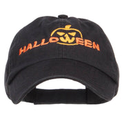 Halloween Pumpkin Embroidered Pet Spun Cap