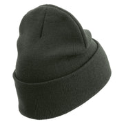 Licensed 18th Airborne Corps Embroidered 12 Inch Long Knitted Beanie - DK-Grey OSFM