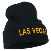 Las Vegas Embroidered Long Beanie