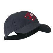 Baseball with Big Ball Logo Embroidered Cap