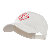 Baseball with Big Ball Logo Embroidered Cap