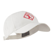 Baseball with Big Ball Logo Embroidered Cap