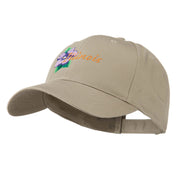 USA State Flower Illinois Violet Embroidered Cap