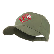 Baseball with Big Ball Logo Embroidered Cap