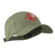 Baseball with Big Ball Logo Embroidered Cap