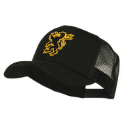 Lion Emblem Embroidered Cap