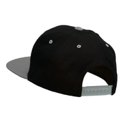 Love Drum Embroidered Two Tone Snapback Cap