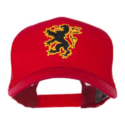 Lion Emblem Embroidered Cap