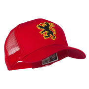 Lion Emblem Embroidered Cap