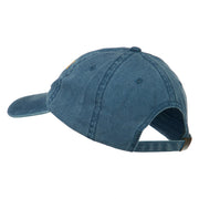 Maine Lighthouse Embroidered Washed Pigment Dyed Cap