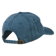 Maine Lighthouse Embroidered Washed Pigment Dyed Cap