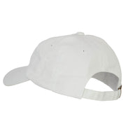 Louisiana Magnolia with Map Embroidered Unstructured Washed Cap