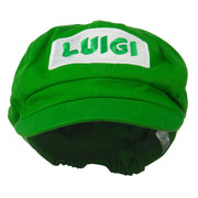 Youth Rectangle Mario and Luigi Embroidered Cotton Newsboy Cap