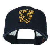 Lion Emblem Embroidered Cap